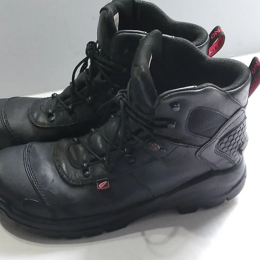 Red Wing Shoes Work Boots Safety Toe EH Rated Black Leather USA Made‎ 10.5
